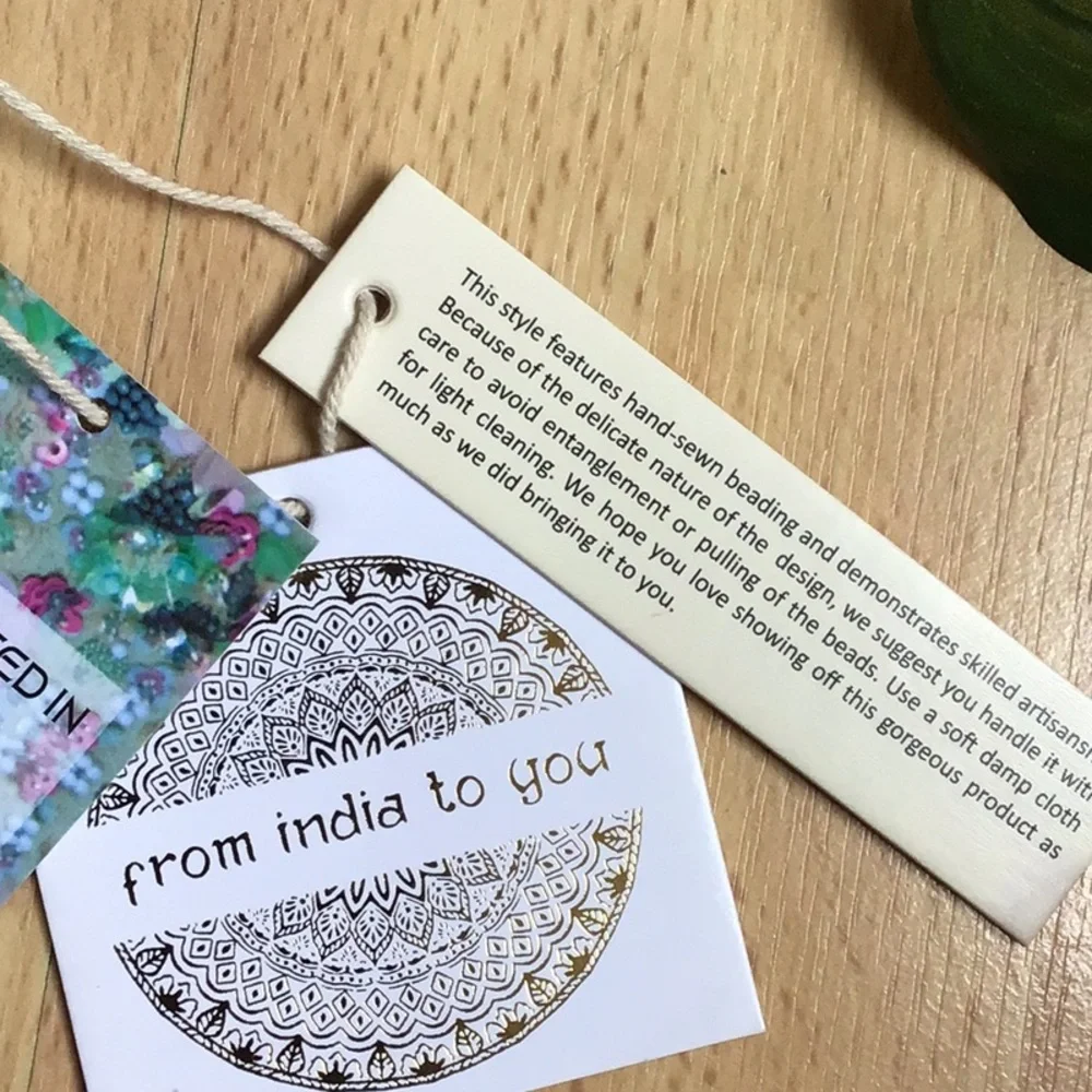 Anthro RARE Beaded Butterfly Crossbody Bag / Evening Clutch - Picture 6 of 14